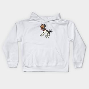 Dancing dog. Kids Hoodie